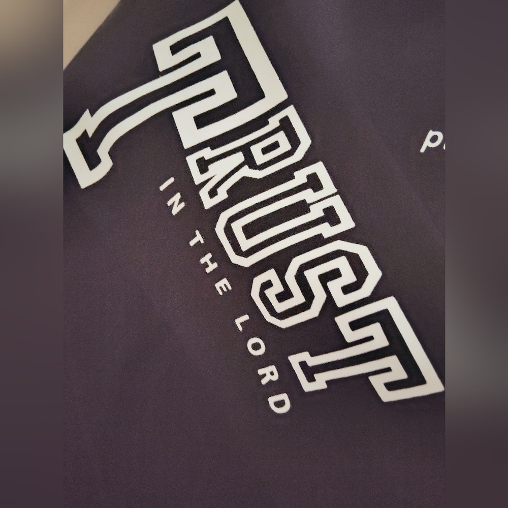 Gildan Black Trust in the Lord Hoodie - Picture 3 of 3